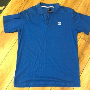 Men’s collared shirt blue DC size L